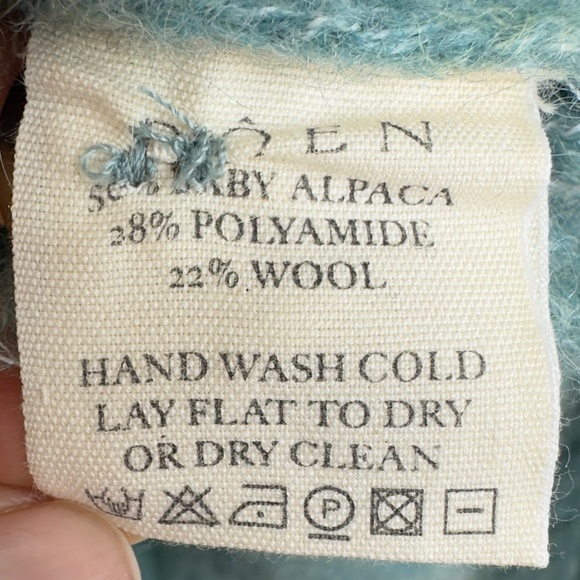 DOEN ADLER  CARDIGAN SWEATER  IN AGAVE Agave-size M - Picture 9 of 11